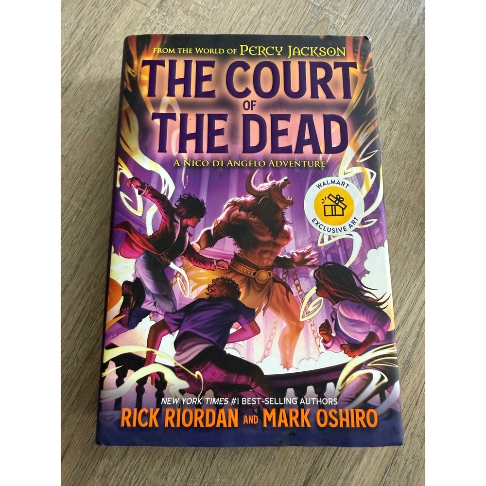 The Court of the Dead Rick Riordan Walmart Exclusive Art First Edition Hardcover